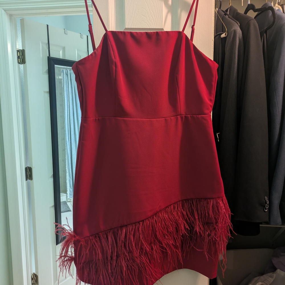 Sam Edelman Burgundy Spaghetti Strap Dress